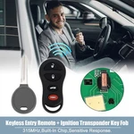Set 315MHZ Keyless Entry Remote Ignition Transponder Fob For Dodge Neon. Fixed Price $19.74.