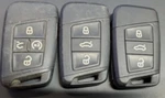Lot Of 3 Oem Volkswagen Smart Key Fob Remotes KR5FS14 Buttons. Fixed Price $30.00.