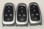 Lot Of 3 Oem Hyundai Smart Key Remotes TQ8-FOB-4F27 5 Buttons. Fixed Price $75.00.