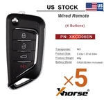 5X Xhorse Universal Wired Flip Remote Key For Cadillac Style 4 Buttons XKCD06EN. Fixed Price $44.95.