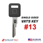 Gm Single Sided Vats Key Strattec 595523 #13. Fixed Price $13.95.