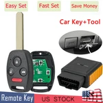 For 2008 2009 2010 2011 2012 Honda Accord Programming+ Keyless Remote Fob 4B. Fixed Price $77.99.