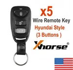 5 Xhorse XKHY20EN Universal Wire Remote Key For Hyundai Separate 3 Buttons Usa. Fixed Price $32.95.