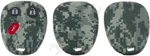Apdty 24729HZD Green Digital Camouflage Keyless Entry Fob Replacement Case. Fixed Price $22.67.