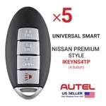 5X Autel Universal Smart Premium Style Button IKEYNS4TP. Fixed Price $119.75.