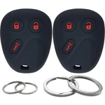 Gfdesign 2 Pcs Silicone 3 Buttons Fob Cover Remote Case Keyless Black. Fixed Price $14.59.