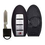 Smart Key Case Shell 4B Compatible With Infiniti Nissan New Uncut Blade DA34. Fixed Price $10.83.