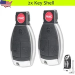 2 Smart Remote Key Fob Shell Case Blank 4B For Mercedes Benz Cl Gl Slk Amg. Fixed Price $27.75.