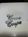 1971 - 1976 Two Cadillac Coupe Script Oem Part# 9691395 Metal Excellent Cond.. Fixed Price $34.99.