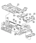 Genuine Mopar Storage Bin Lid Latch 5GK82DX9AB. Fixed Price $42.02.