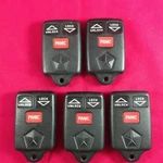 Lot Of 5 Chrysler Dodge Jeep Oem Remote Keyless Fob 3B - GQ43VT7T. Fixed Price $62.99.