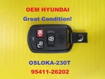 Oem Hyundai Remote Fob OSLOKA-230T 95411-26202 2005-2006 Santa Fe. Fixed Price $19.85.