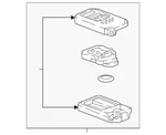 Genuine Honda Fob Assembly Entry Key 72147-TVA-A11. Fixed Price $71.99.