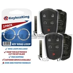 2X New Key Fob Shell Pad Case For Cadillac Ats CT6 Cts Srx XT5 Xts Entry Remote. Fixed Price $14.95.