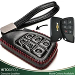 Vitodeco 6-BUTTON Leather Smart Key Fob Case For 2026 Chevrolet Suburban Tahoe. Fixed Price $15.99.