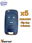 X5 Xhorse Universal Wire Flip Remote Gm Style 4 Button New XKBU01EN. Fixed Price $39.95.