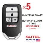 5X Autel Universal Smart For Honda Premium Style Button IKEYHD5TPR. Fixed Price $120.75.