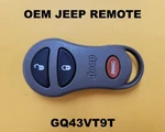 Oem Jeep Logo 56036860 GQ43VT9T Grand Cherokee Tan Grey Gray Button Remote Fob. Fixed Price $18.92.