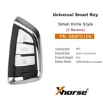 Xhorse XSDFX1EN Small Knife Style 3 Buttons Universal Smart Key 46/48/4A/M-QB48. Fixed Price $24.95.
