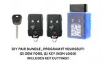 Diy Oem Bundle Pair W/ Cut For 2019-21 Silverado, Sierra Keyless Remote. Fixed Price $89.99.