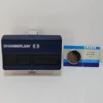 Chamberlain HBW1573 953CD Blue 3-BUTTON Garage Door Opener Remote. Fixed Price $12.95.