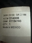 Acdelco Ignition Lock Cylinder W/ 2 Keys Oem D1400B (gm #01154163. Fixed Price $30.00.