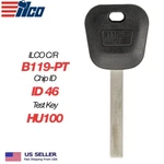 Ilco Transponder Key For Gm B119-PT With Philips Id 46 Ext Chip. Fixed Price $18.95.