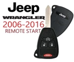 New Remote Key For Jeep Wrangler Rs 2006 - 2016 OHT692713AA OHT692715AA. Fixed Price $16.99.