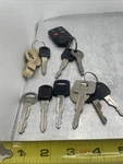 Collectible Lot Ford Ilco Gm & More Car Keys, Truck Fob As Display. Fixed Price $16.50.