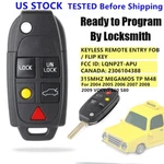 For 2004 2005 2006 2007 2008 2009 Volvo S60 S80 Remote Flip Key Fob LQNP2T-APU. Fixed Price $18.30.