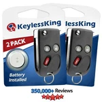 2 Keyless Entry Remote Car Fob Control Flip Transmitter Alarm For LHJ011. Fixed Price $29.95.