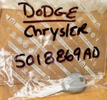 Mopar 5018869AD Key Blank 2001-2006 Chrysler, Dodge Oem, Nos. Fixed Price $71.25.