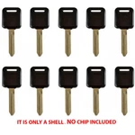 Key Shell Case Compatible With Nissan Uncut Blade Non Chip DA34 (10 Pack). Fixed Price $14.99.