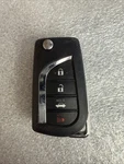 Toyota Corolla 4 Button Cut Key Fob Remote Control HQY12BFB Oem Used #T1. Fixed Price $19.99.