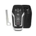 Autohaux Button Replacement Smart Key Fob 3.15"X1.57", Black, Silver Tone. Fixed Price $20.21.