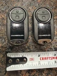 Chamberlain MC100-P2 2-BUTTON Garage Door Remote Set, Black, Battery Operated. Fixed Price $34.24.