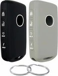 Silicone Rubber Key Fob Cover Compatible With 2019-2025 Mazda 3 6 Black Grey. Fixed Price $13.14.