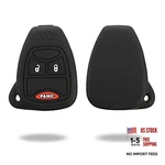 Tomall 2PCS Silicone Key Fob Cover 3 Buttons Compatible With Jeep Chrysler. Fixed Price $22.64.
