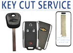 Key Cut Service + B119 Remote M3N-32337100 For Chevrolet Silverado 14-19. Fixed Price $44.99.