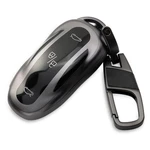 Liangym For Tesla Fob Cover With Keychain Model 3/Y/S, 3YS-GREY. Fixed Price $17.22.