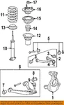 Gm Oem 2014 Escalade Esv Front Suspension Components-strut 19420492. Fixed Price $275.95.
