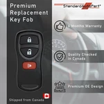 Remote Entry Fob For Nissan Frontier Murano Pathfinder Armada FX35 KBRASTU15. Fixed Price $19.45.