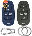 Click&fit 2-PACK Silicone Key Fob Covers Size, Camo Grey, Navy Blue. Fixed Price $18.99.