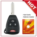 For 2007-2018 Jeep Compass Wrangler Remote Start Key OHT692713AA 04589621. Fixed Price $5.53.