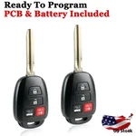 For 2014 2015 2016 2017 Toyota Camry Corolla Keyless Remote Fob - Chip. Fixed Price $21.46.