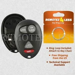 Replacement Case For Buick Oldsmobile Pontiac Keyless Entry Remote Car 4B L2C. Fixed Price $6.95.