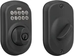 Schlage BE365 V 622 Plymouth Keypad Deadbolt, Electronic Keyless Entry Lock. Fixed Price $66.00.