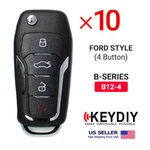 10X Keydiy Kd Universal Flip Remote Ford Style B-series Buttons B12-4. Fixed Price $88.75.