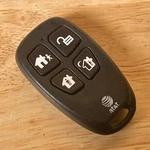 At&t SW-ATT-FOB2 Black Wireless Handheld 4-BUTTON Design Security Remote Key. Fixed Price $6.47.