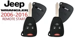 X2 Remote Key For Jeep Wrangler 2006-2016 OHT692713AA OHT692715AA. Fixed Price $30.00.